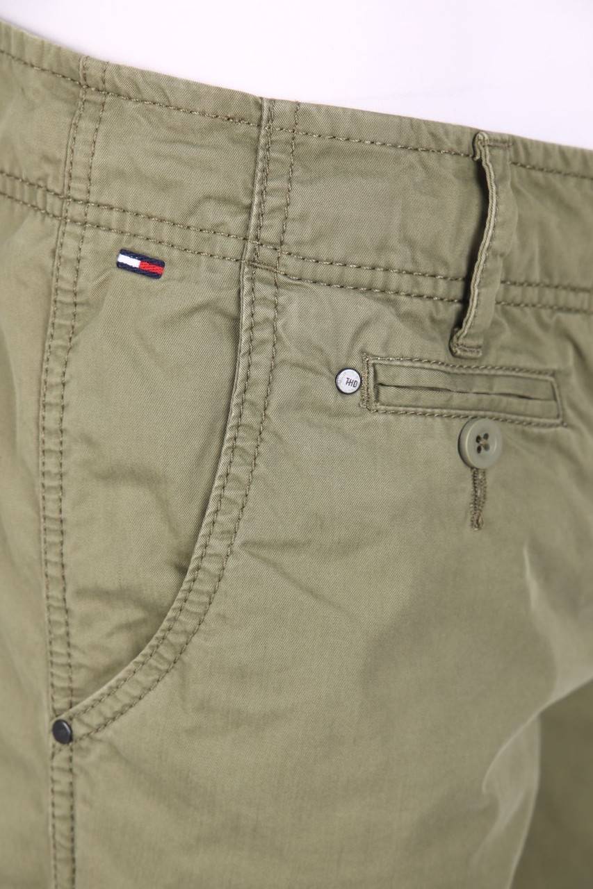 Carou Hilfiger Denim Chino-Hose Mit Logo-Stickerei