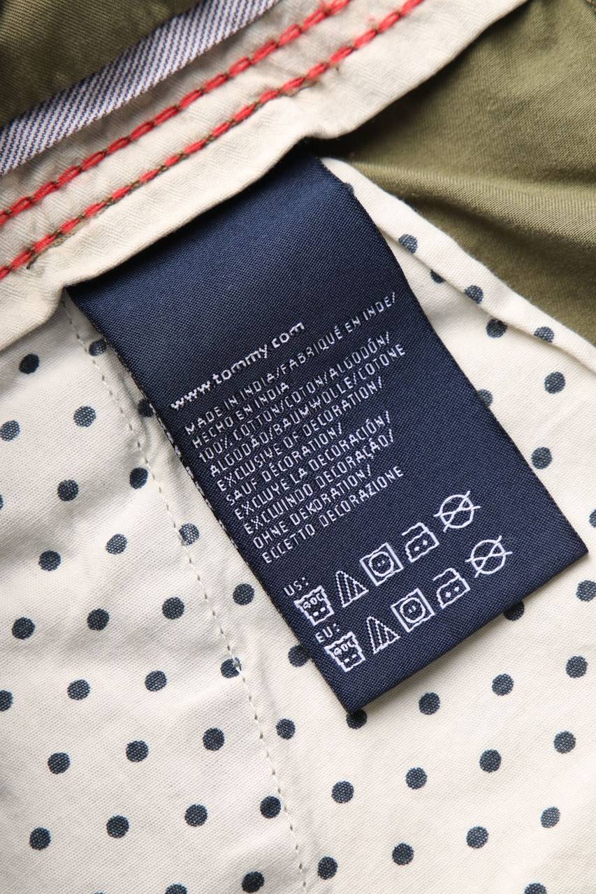 Carou Hilfiger Denim Chino-Hose Mit Logo-Stickerei