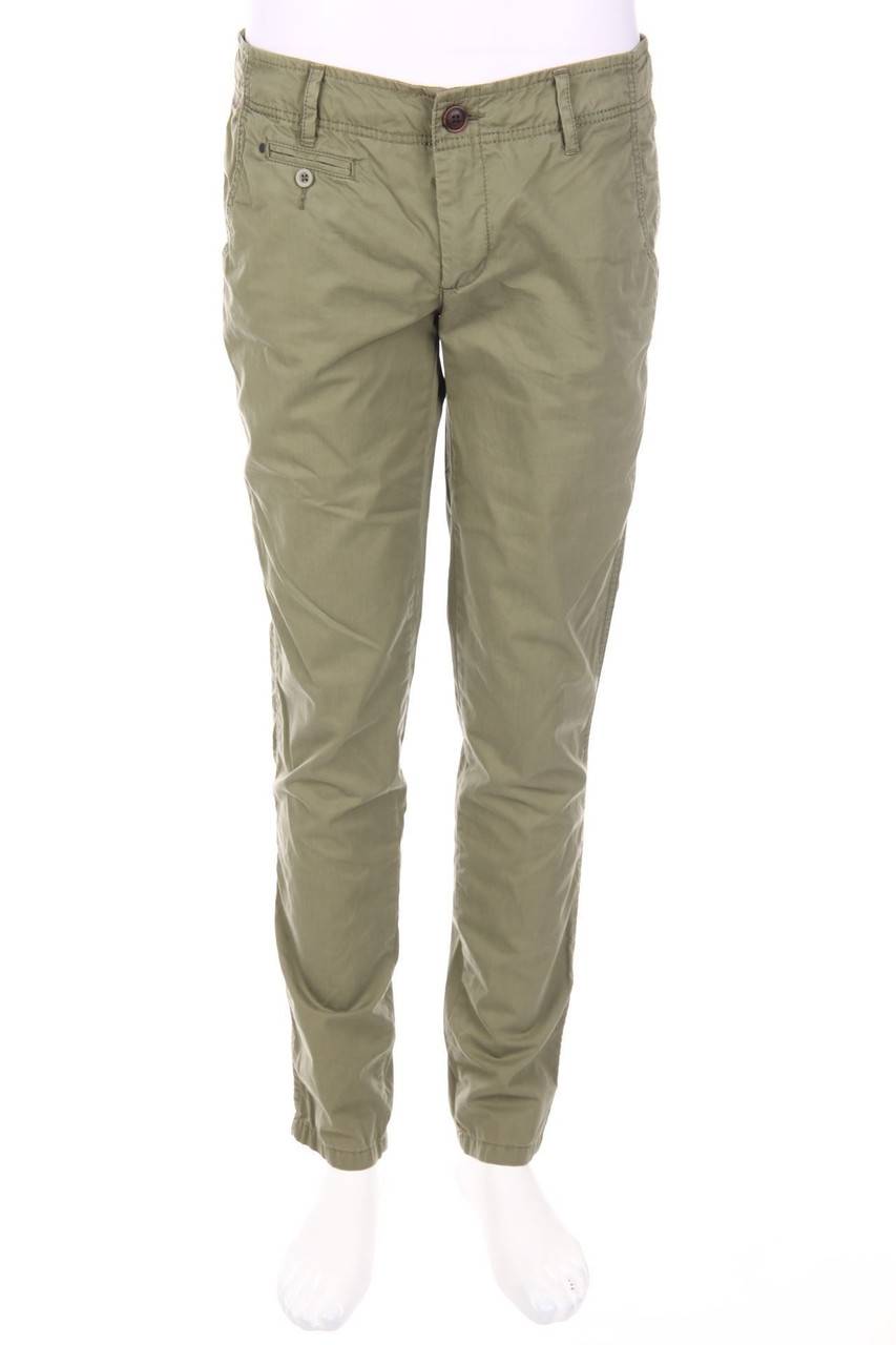 Carou Hilfiger Denim Chino-Hose mit Logo-Stickerei