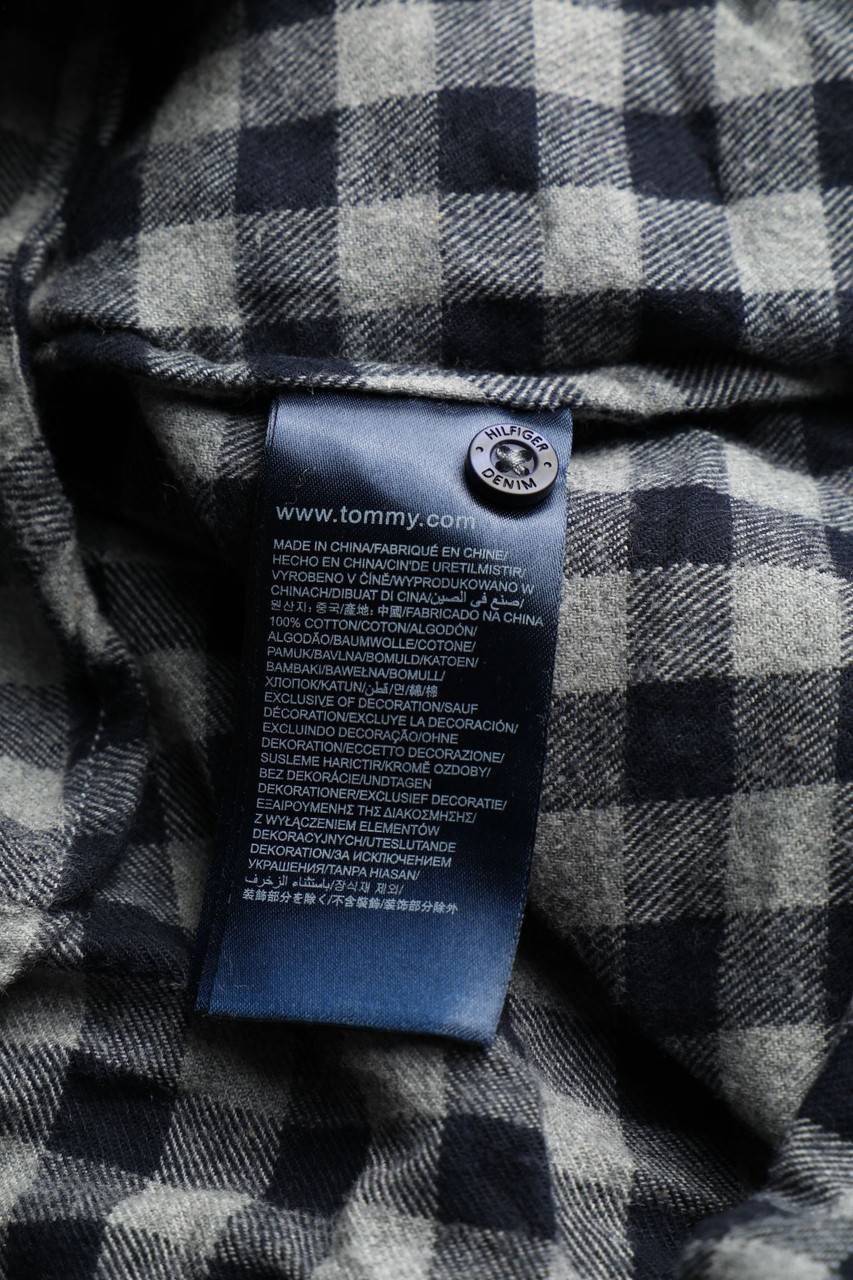 Carou Hilfiger Denim Karo-Hemd-Bluse