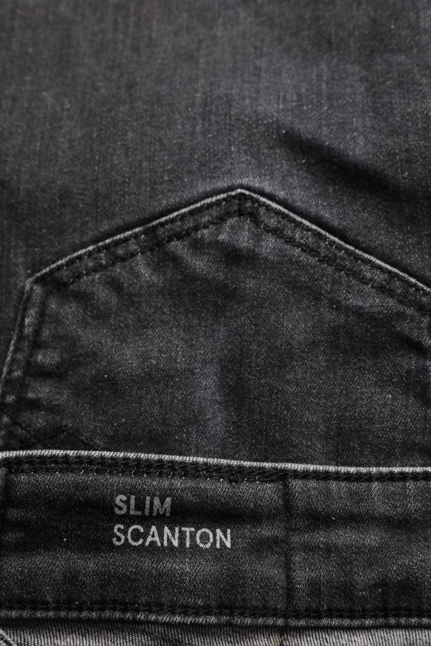 Carou Hilfiger Denim Slim Jeans Mit Logo-Badge