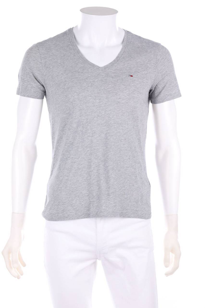 Carou Hilfiger Denim T-Shirt mit Logo-Stickerei
