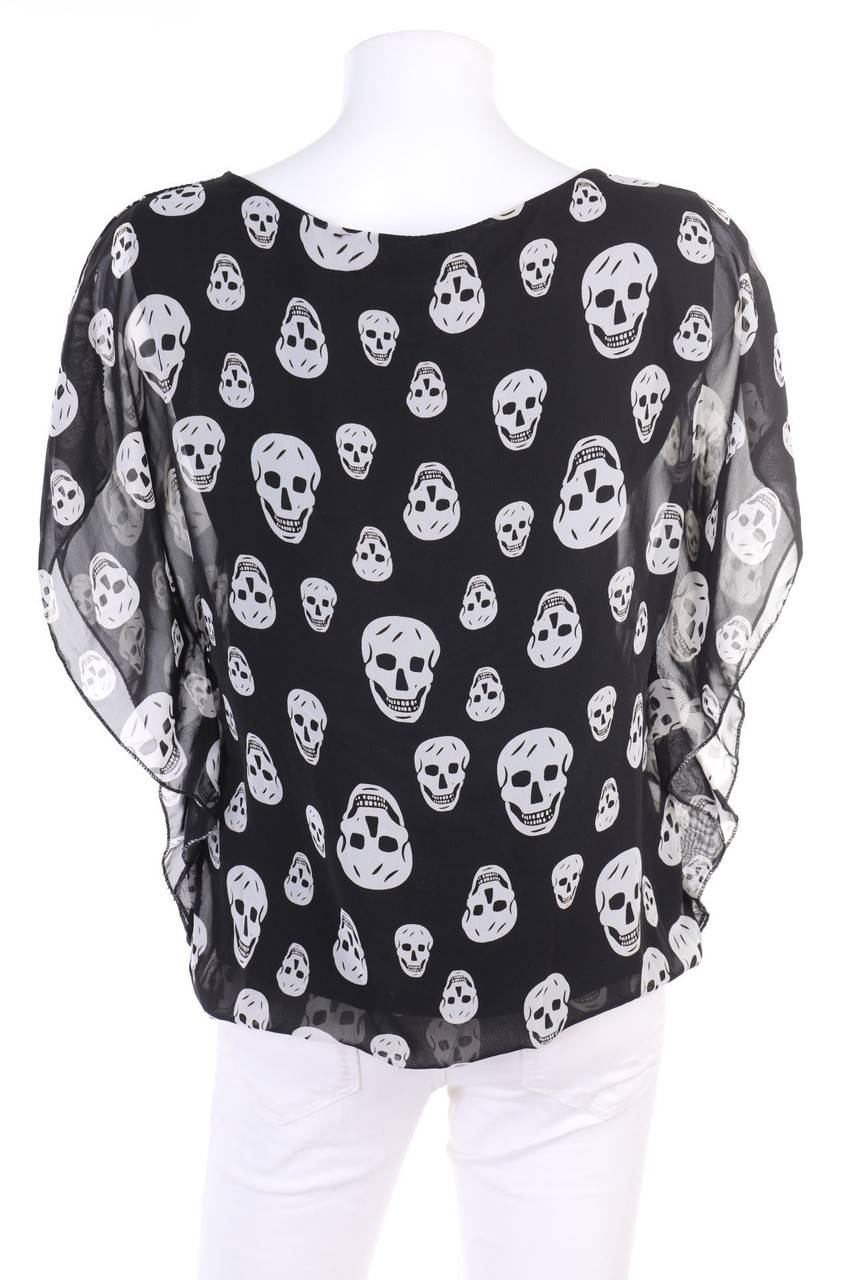 Carou Histoire De Plaire Kurzarm-Bluse Mit Print