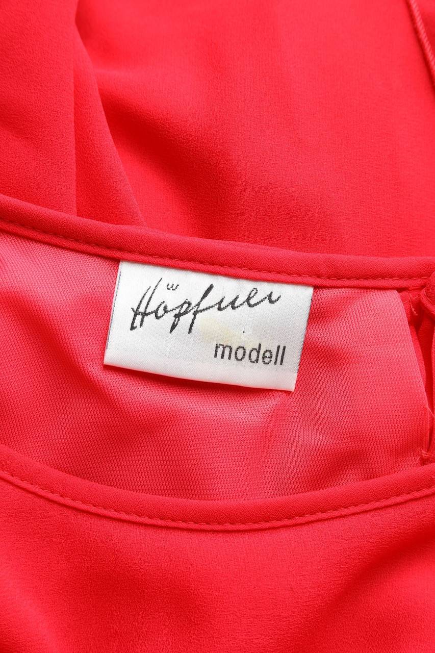 Carou HÖPFNER Vintage-Maxi-Abendkleid Mit Volants