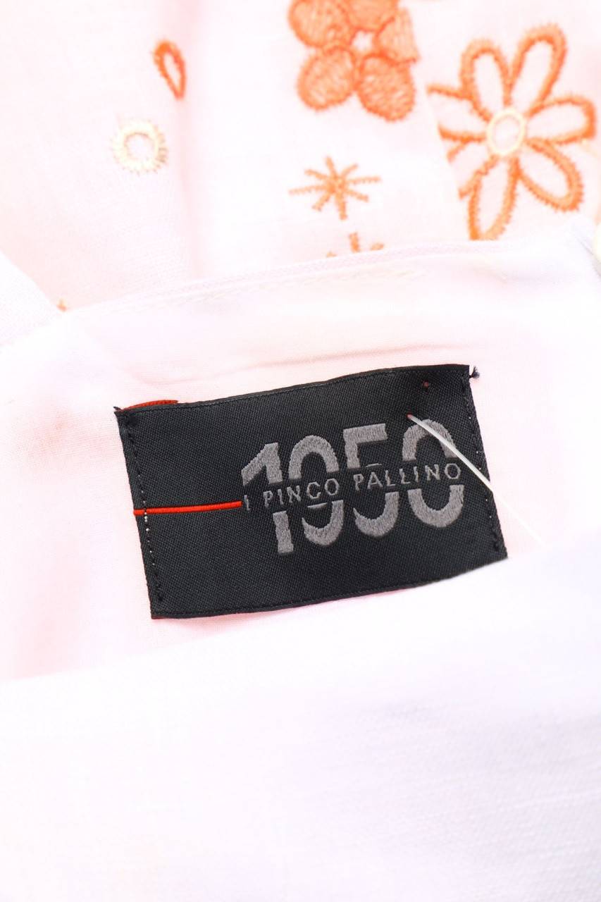 Carou I PINCO PALLINO Leinen-Bluse Mit Stickereien