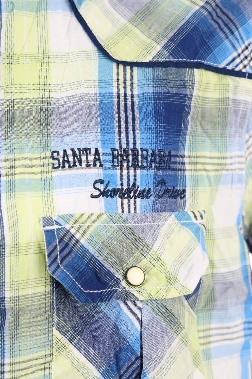 Carou Identic Kurzarm-Hemd Mit Karo-Muster