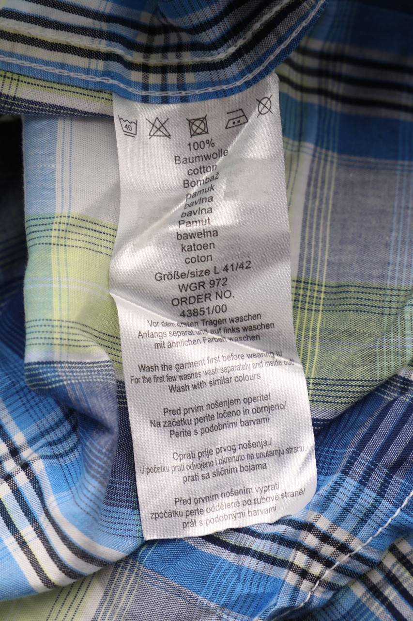 Carou Identic Kurzarm-Hemd Mit Karo-Muster