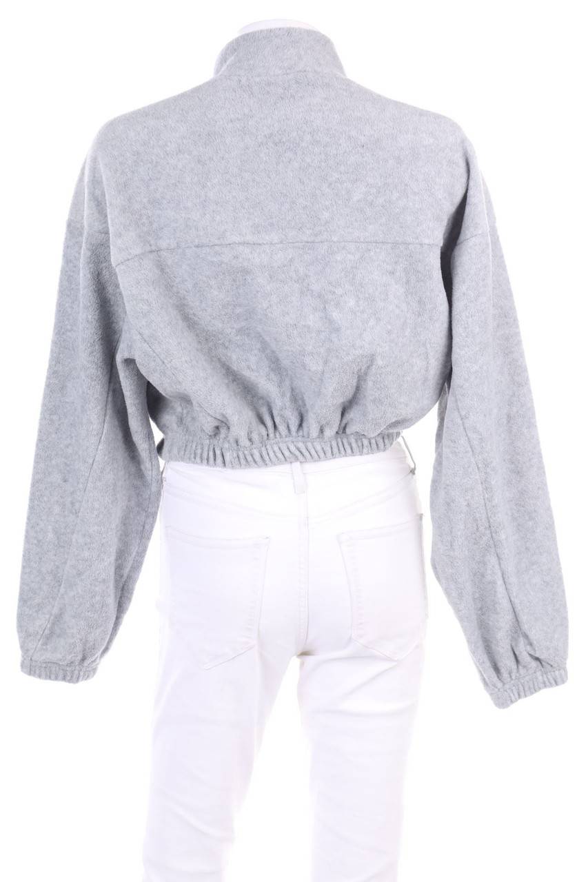 Carou Iets Frans Fleece-Pullover Mit Logo-Patch