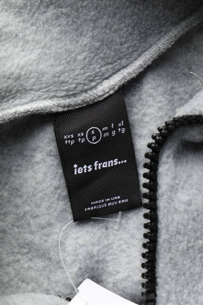 Carou Iets Frans Fleece-Pullover Mit Logo-Patch