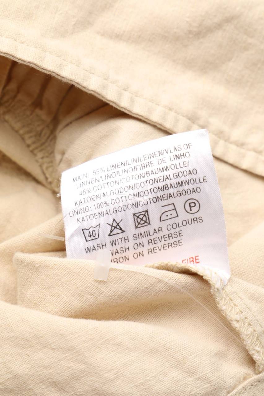 Carou Influence Cropped-Jacke Aus Leinen-Mix