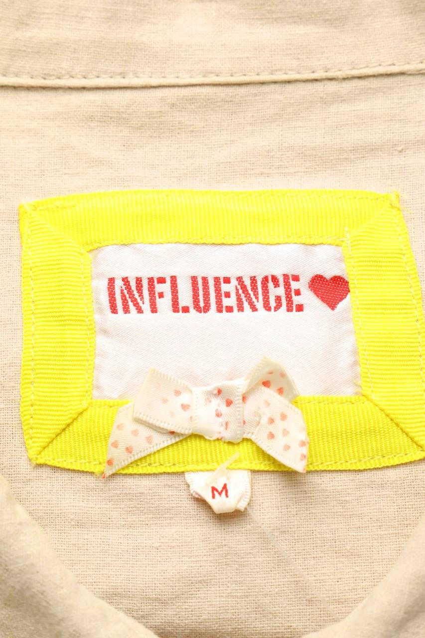 Carou Influence Cropped-Jacke Aus Leinen-Mix