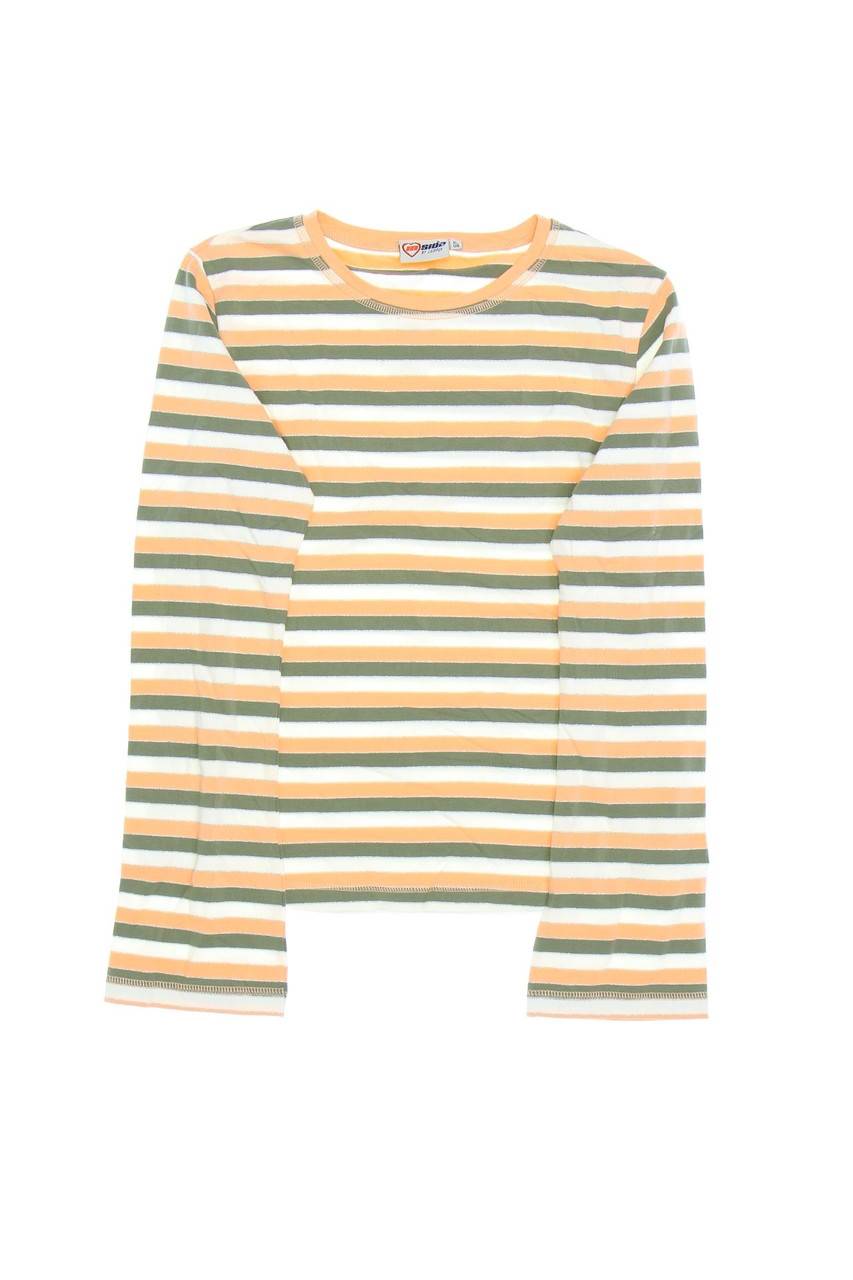 Carou Inside Glitzer-Streifen-T-Shirt