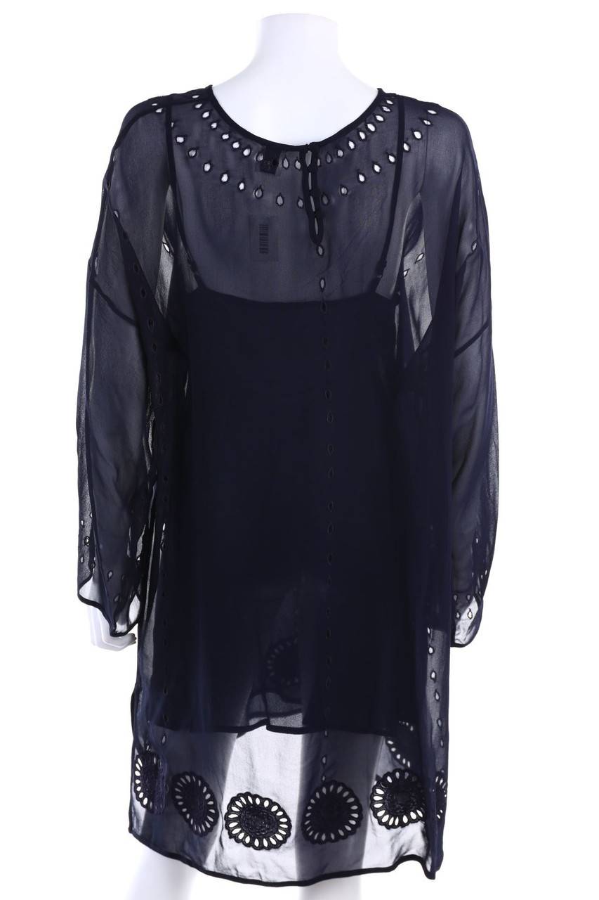 Carou IRIS & INK Chiffon-Shift-Kleid Aus Lochspitze