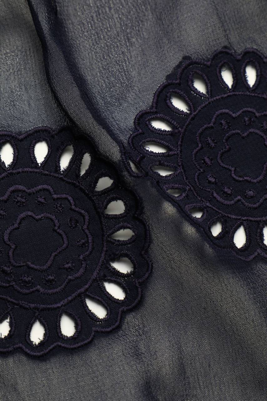Carou IRIS & INK Chiffon-Shift-Kleid Aus Lochspitze