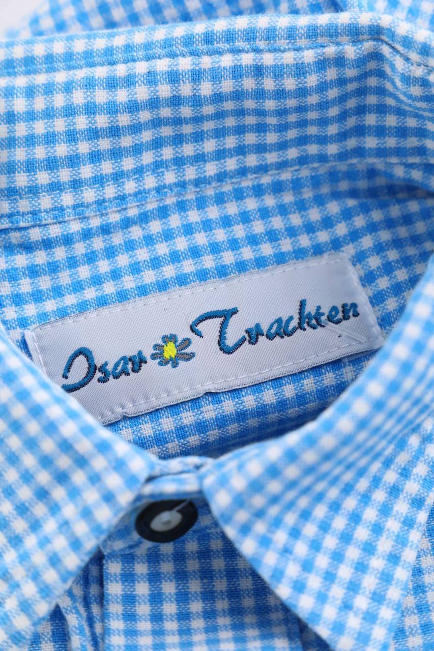 Carou Isar Trachten Trachten-Hemd Mit Stickereien