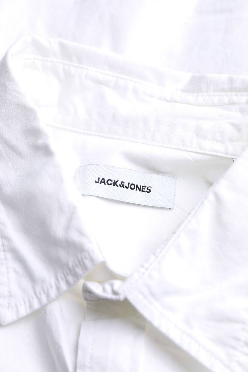 Carou JACK & JONES Kurzarm-Hemd Casual Uni