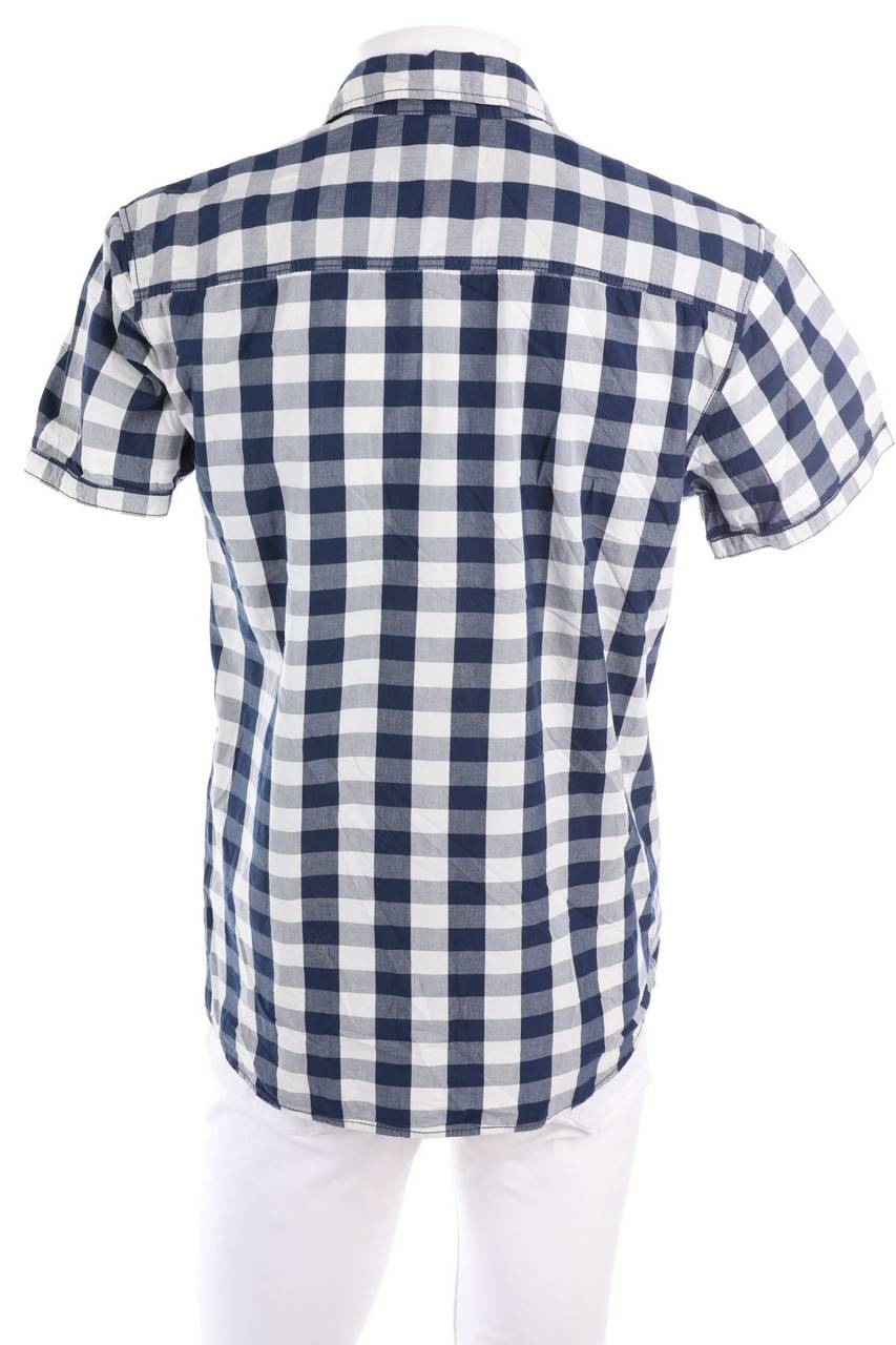 Carou JACK & JONES Kurzarm-Hemd Mit Karo-Muster