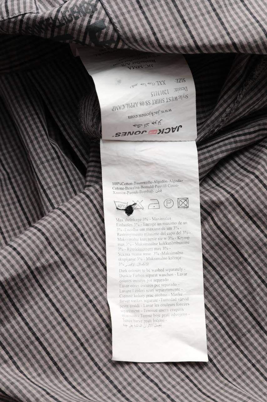 Carou JACK & JONES Kurzarm-Hemd Mit Karo-Muster