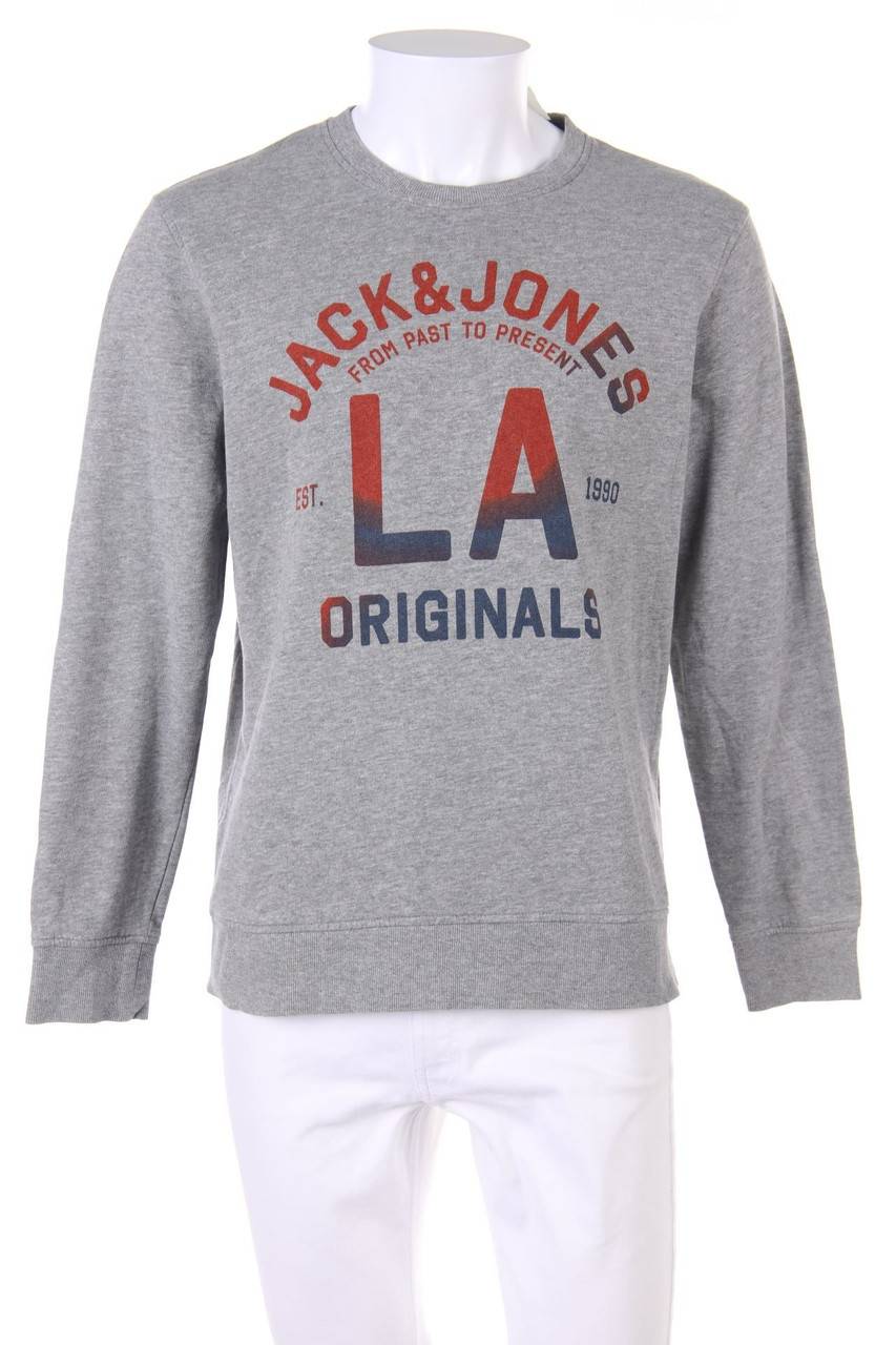 Carou JACK & JONES Sweatshirt mit Logo-Print