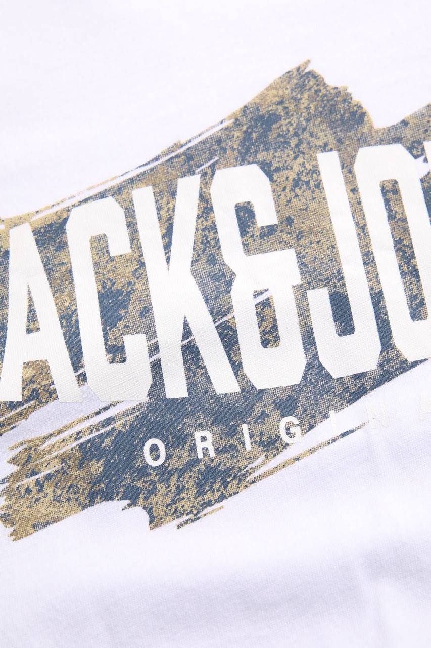 Carou JACK & JONES T-Shirt Mit Logo-Print