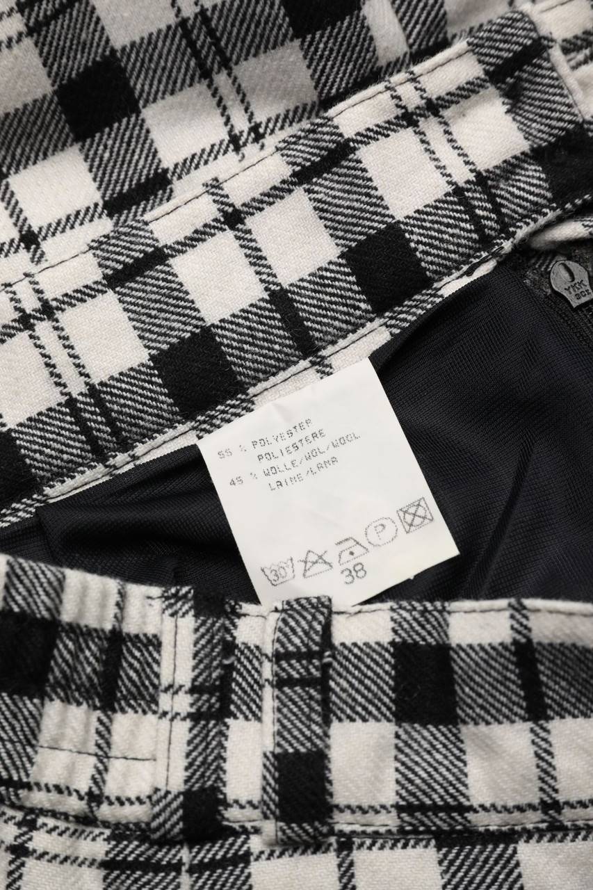 Carou Jacquemine Karo-Bermuda-Shorts Aus Woll-Mix