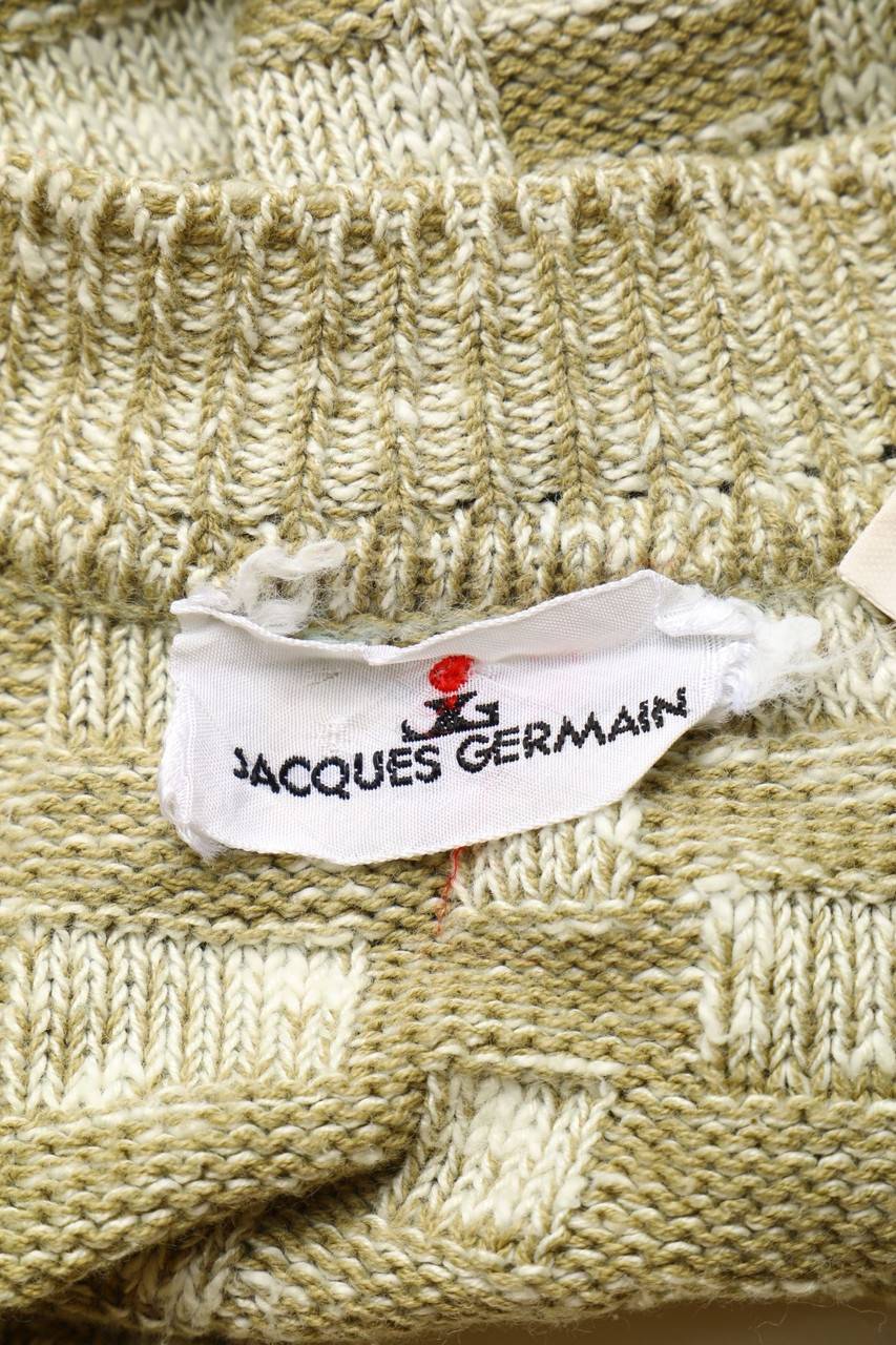 Carou JACQUES GERMAIN Vintage-V-Neck-Pullover