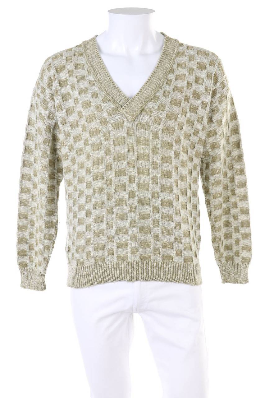 Carou JACQUES GERMAIN Vintage-V-Neck-Pullover