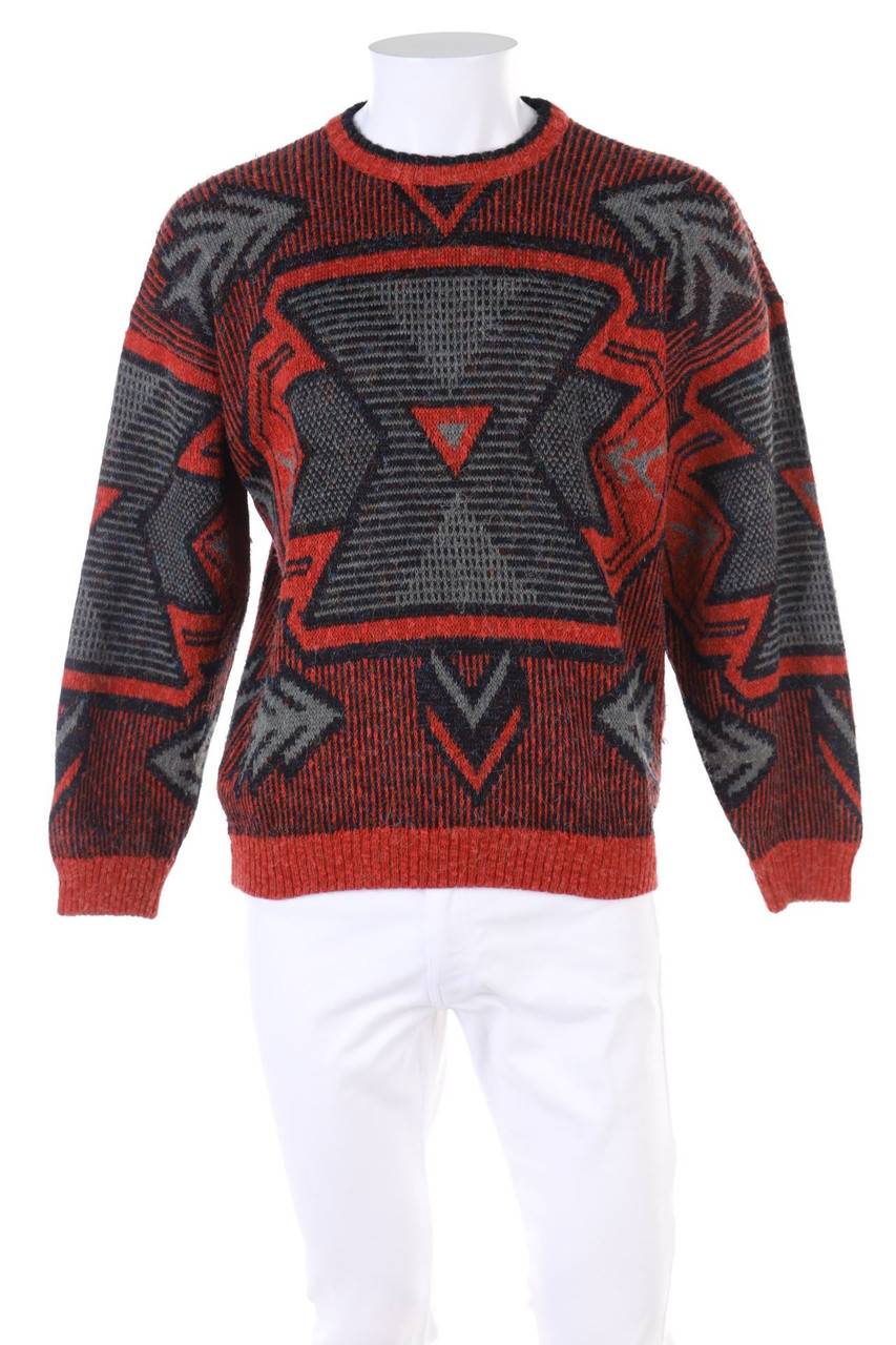 Carou JAGAR Vintage-Pullover im Ethno-Stil
