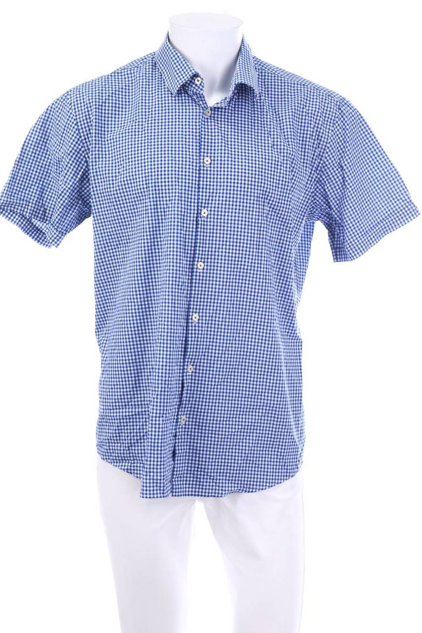 Carou Jake*s Kurzarm-Hemd mit Karo-Muster