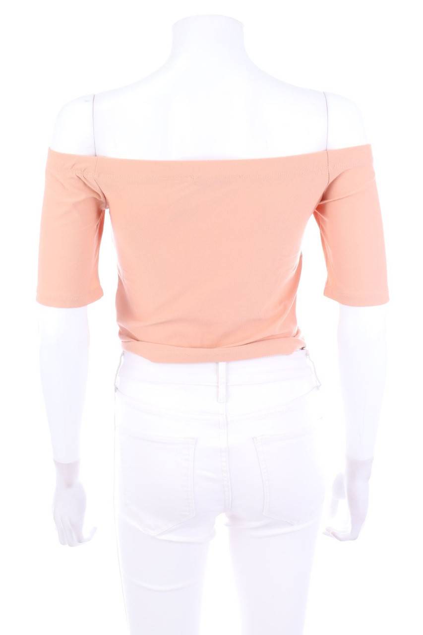 Carou Jennyfer Carmen-Bluse Mit Knöpfen Zum Knoten