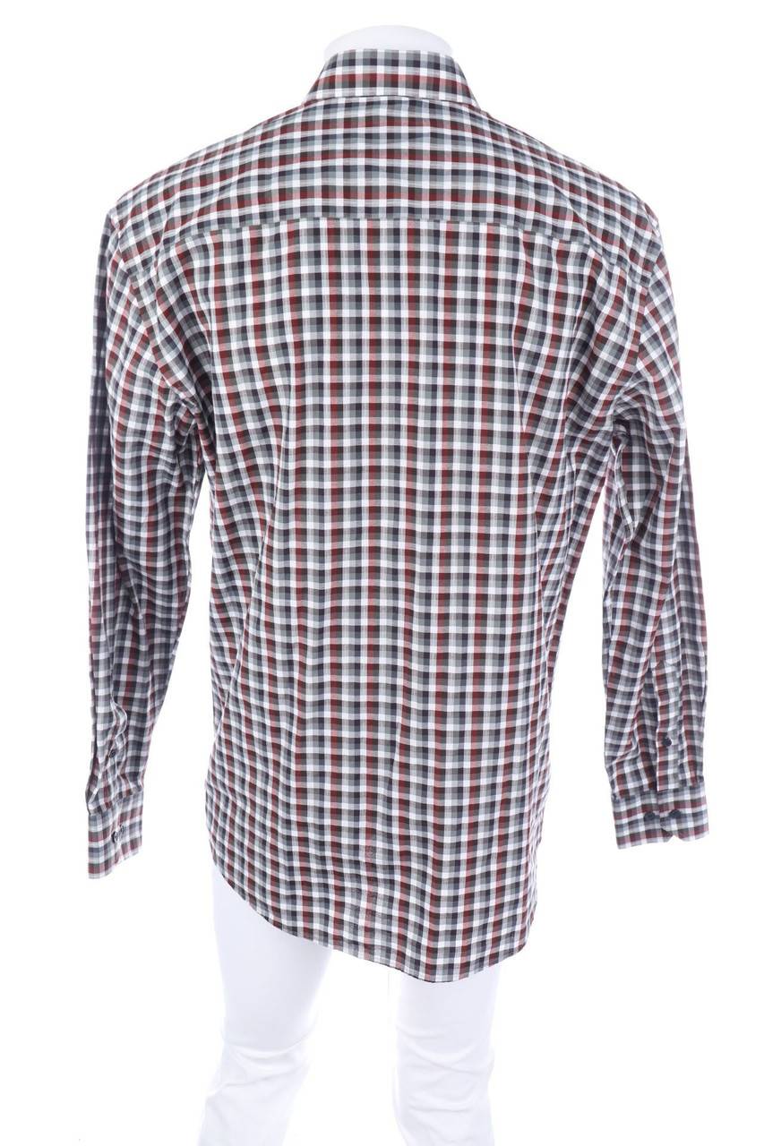 Carou JIM SPENCER Kariertes Hemd Aus Baumwoll-Mix