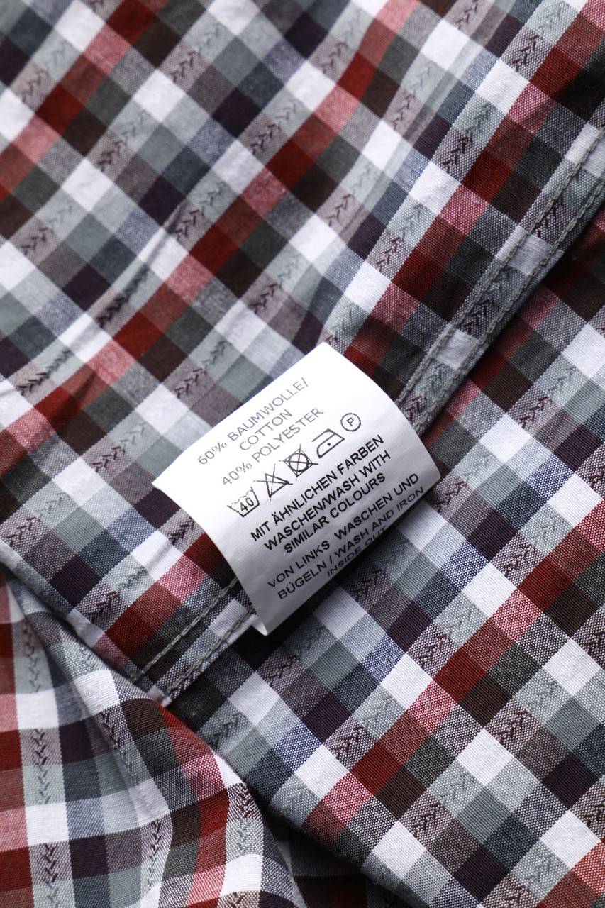 Carou JIM SPENCER Kariertes Hemd Aus Baumwoll-Mix