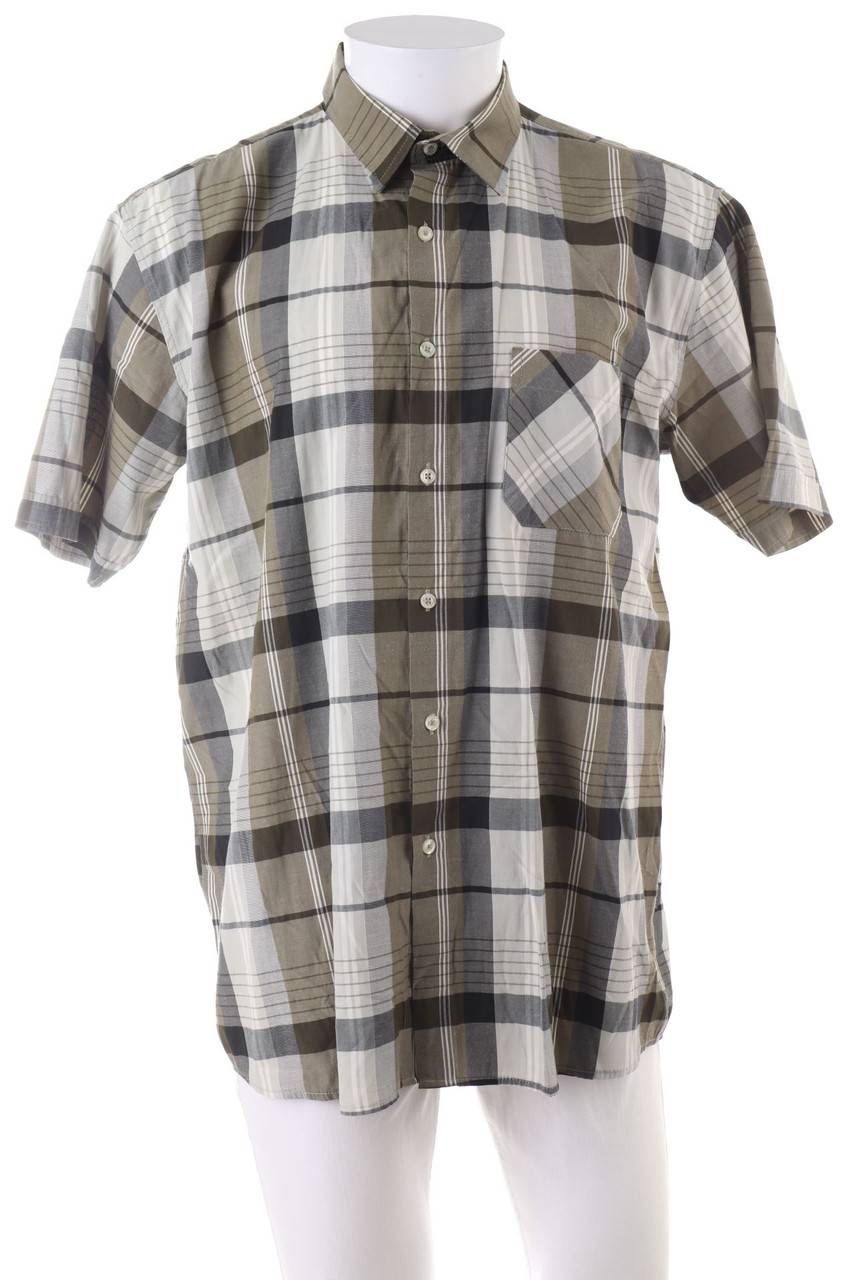 Carou JIM SPENCER Kurzarm-Hemd mit Karo-Muster