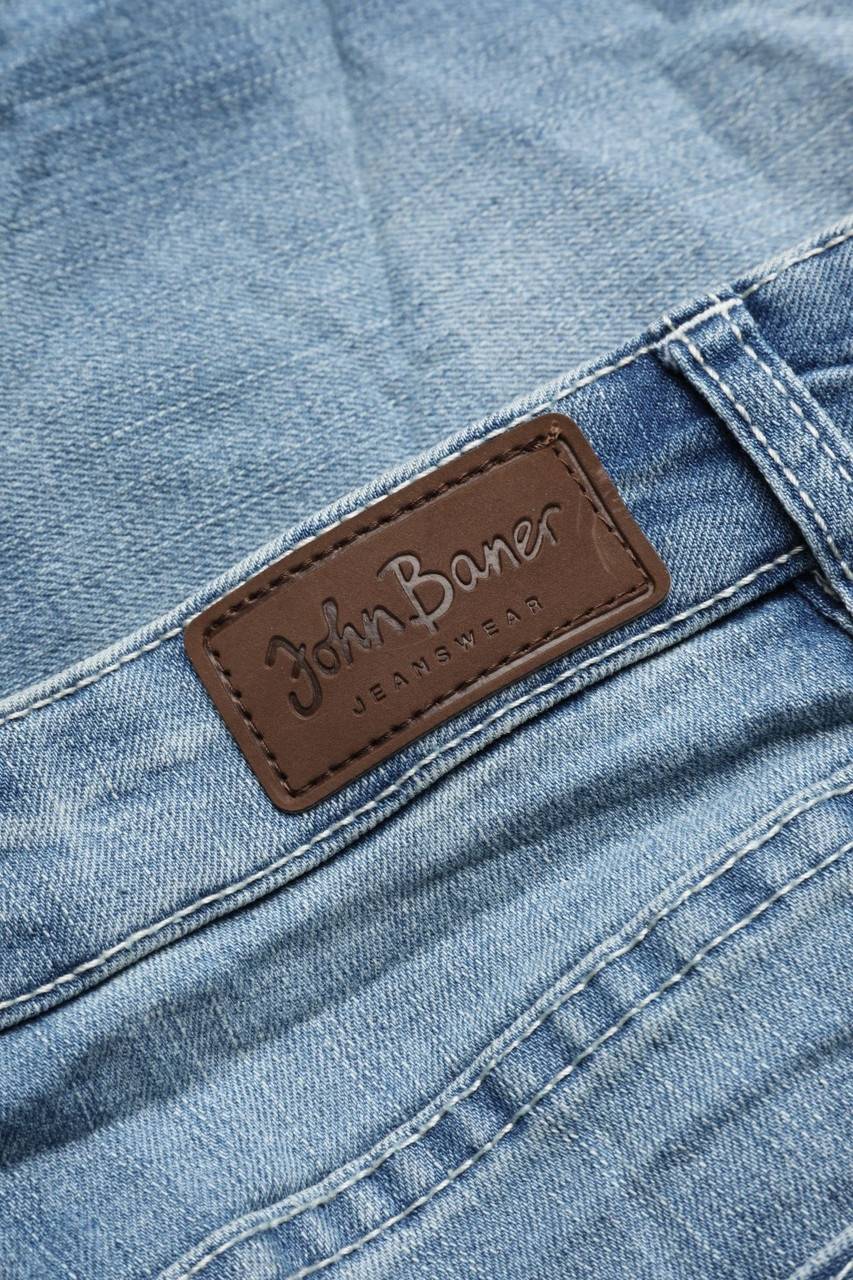 Carou John Baner Used Look Jeans-Shorts
