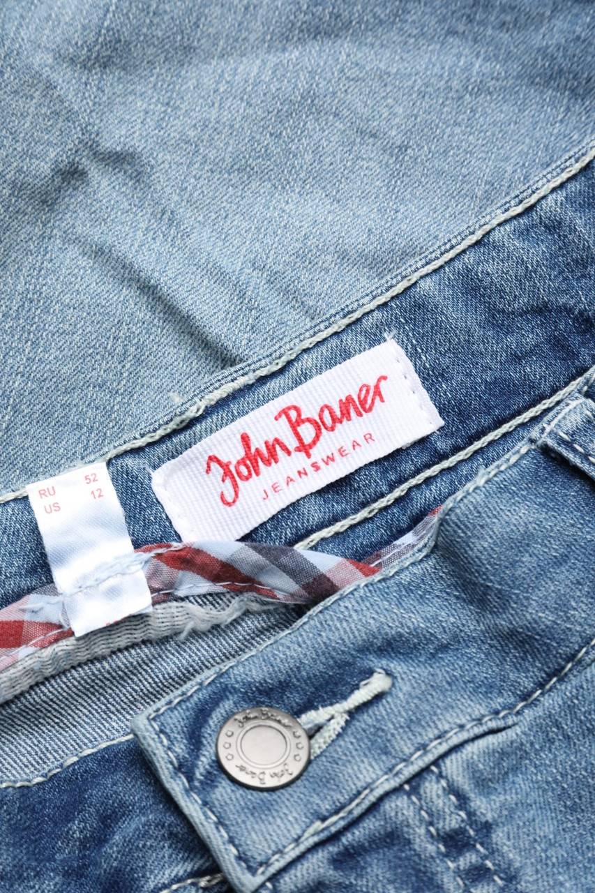 Carou John Baner Used Look Jeans-Shorts