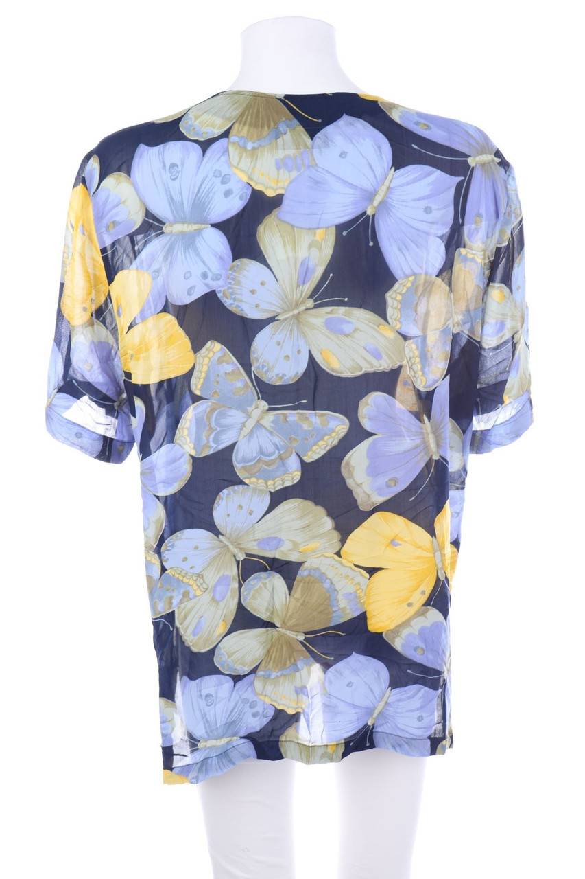 Carou Julietta Kurzarm-Bluse Mit Blumen-Print