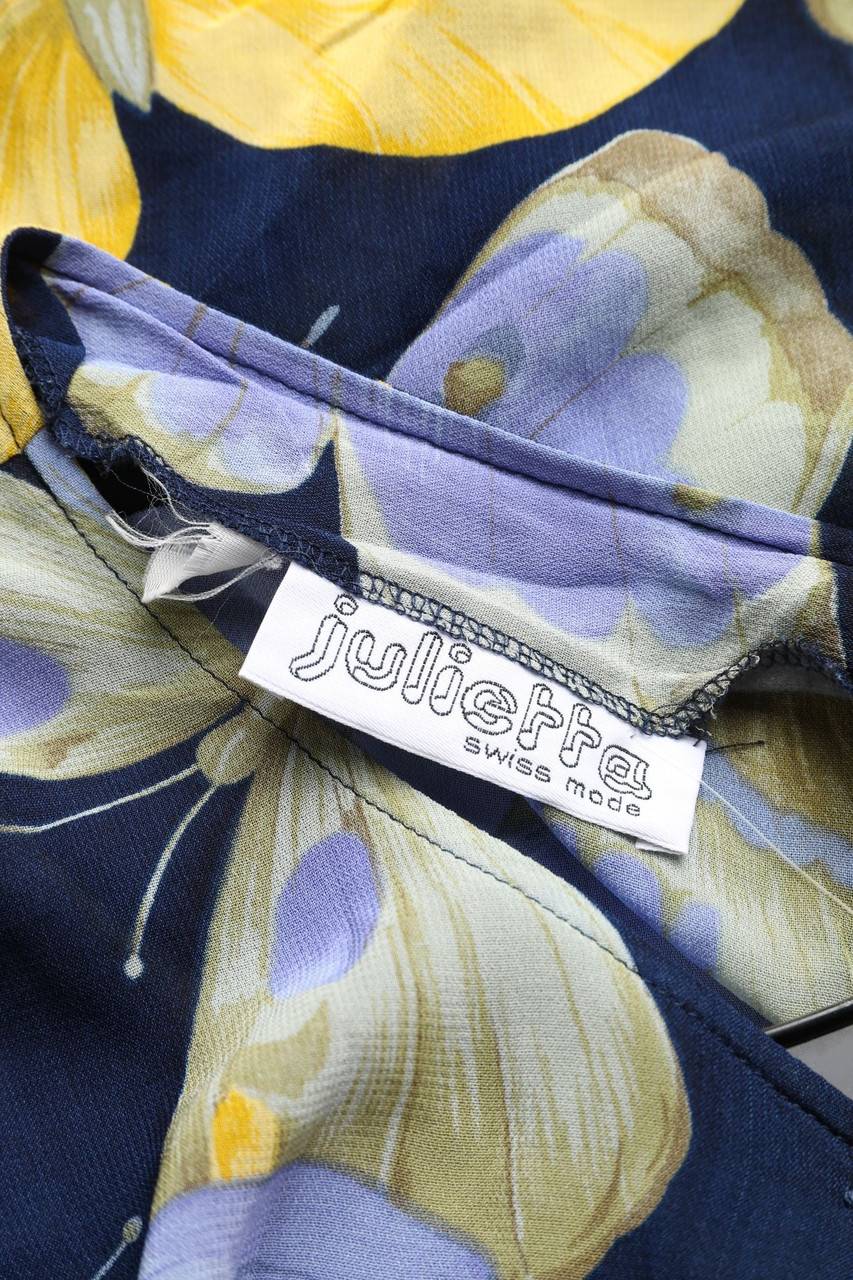 Carou Julietta Kurzarm-Bluse Mit Blumen-Print