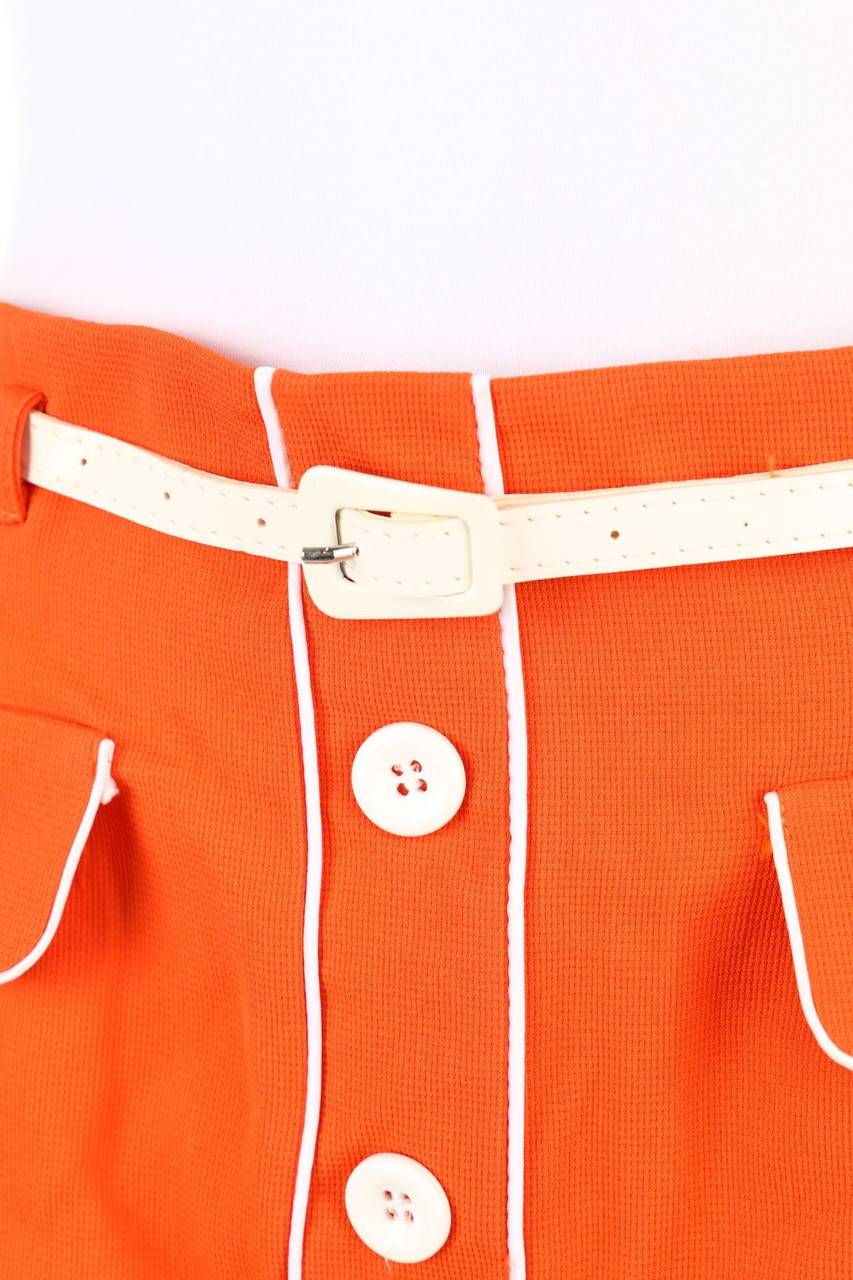 Carou Jus D´Orange Minirock Mit Gürtel