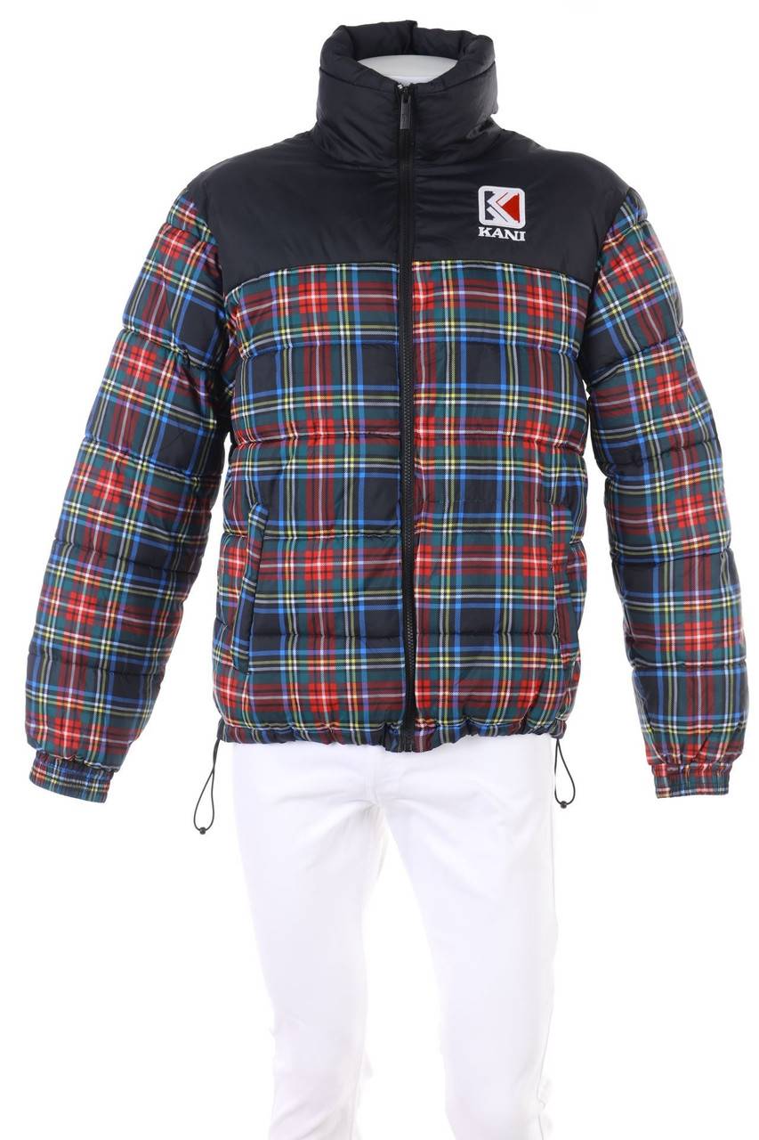 Carou Karl Kani wattierte Jacke mit Karo-Muster