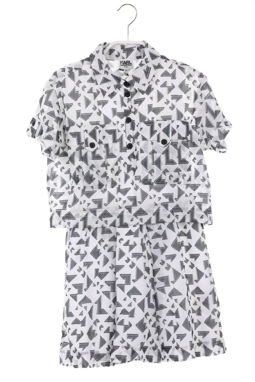 Carou KARL LAGERFELD KIDS Kleid mit Muster