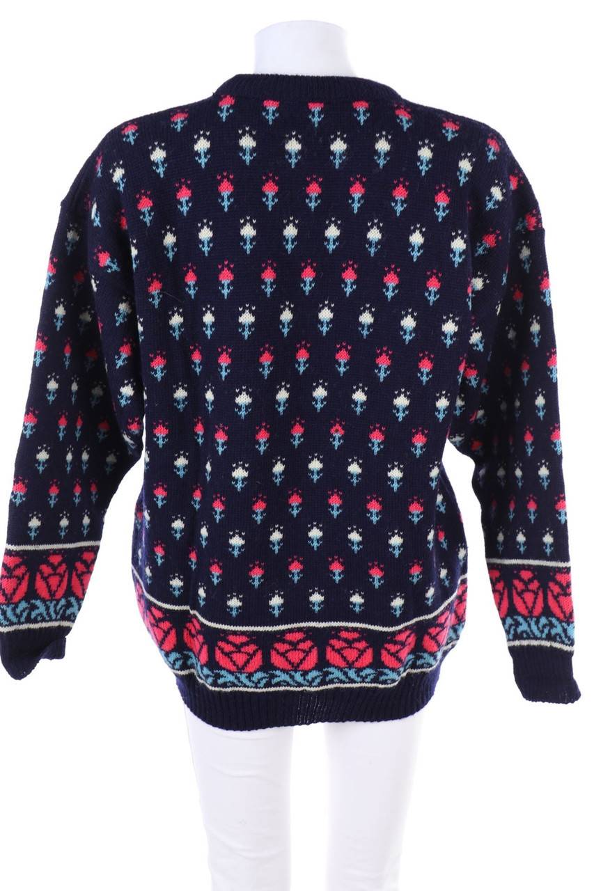 Carou KEATS Schurwoll-Pullover Mit Print
