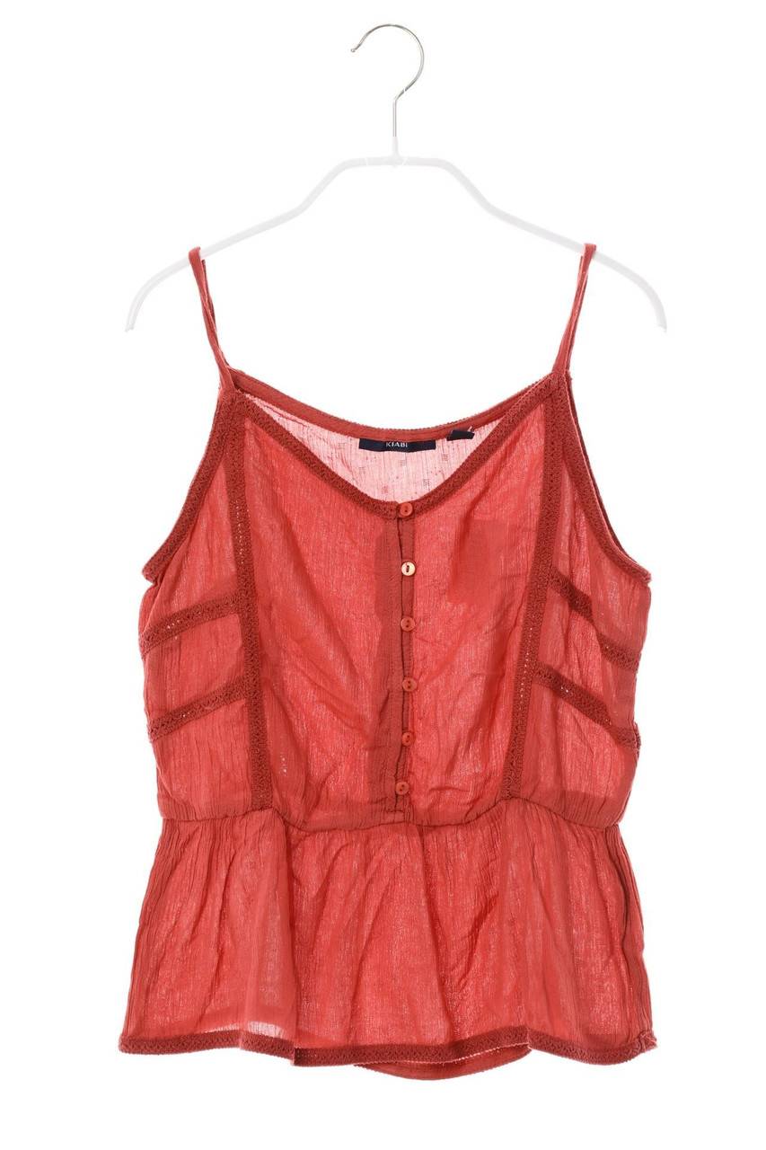 Carou Kiabi Top mit Stickereien