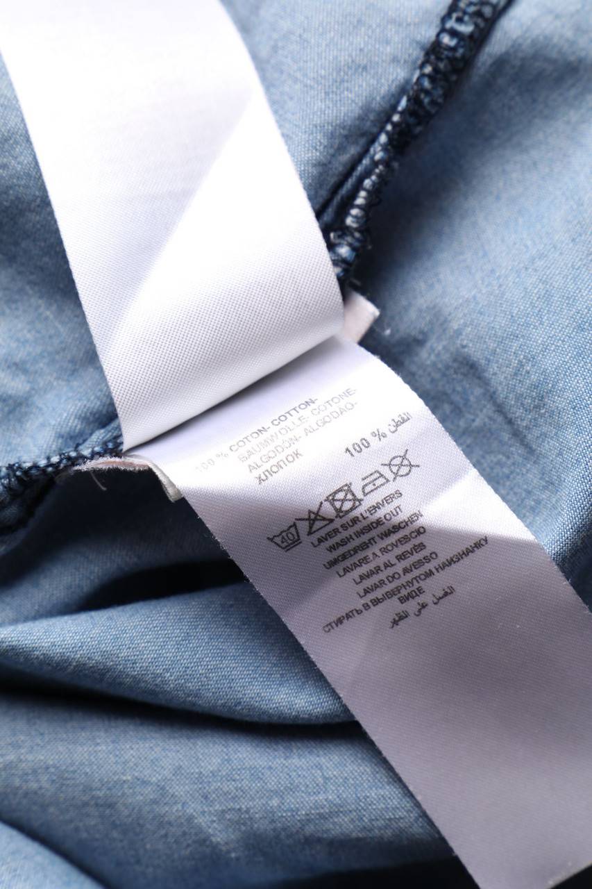 Carou KOOKAI Jeans-Bluse Mit Aufgesetzten Taschen