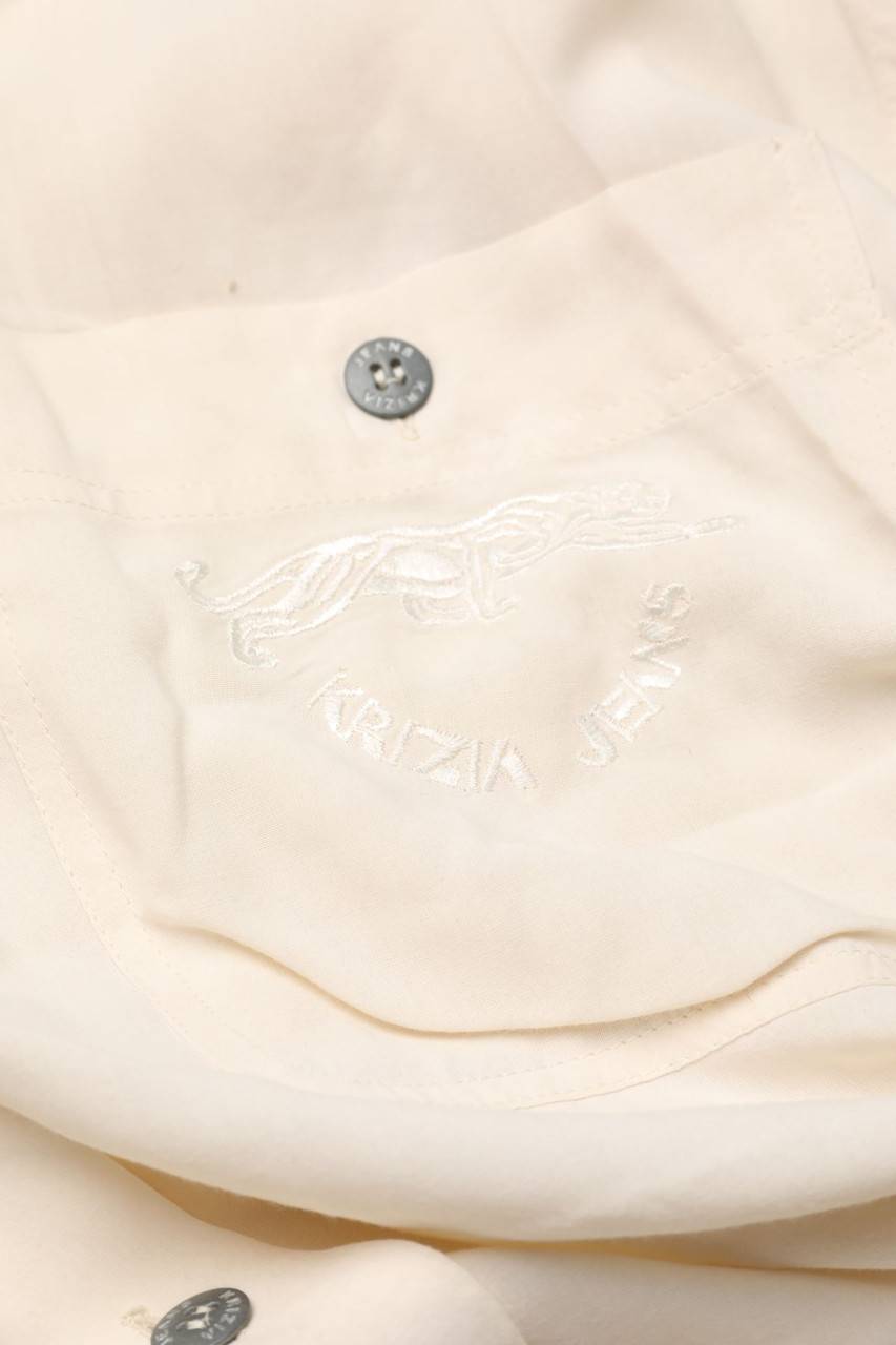 Carou KRIZIA JEANS Vintage-Hemd-Bluse