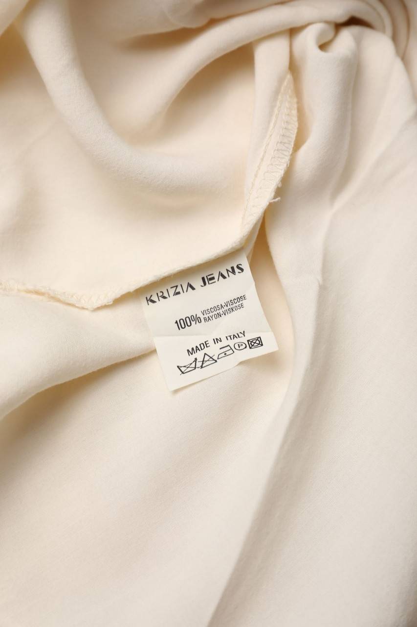 Carou KRIZIA JEANS Vintage-Hemd-Bluse