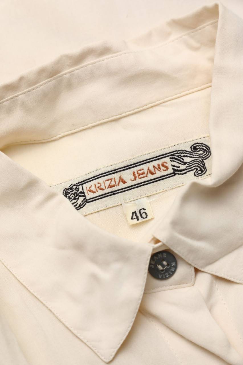 Carou KRIZIA JEANS Vintage-Hemd-Bluse