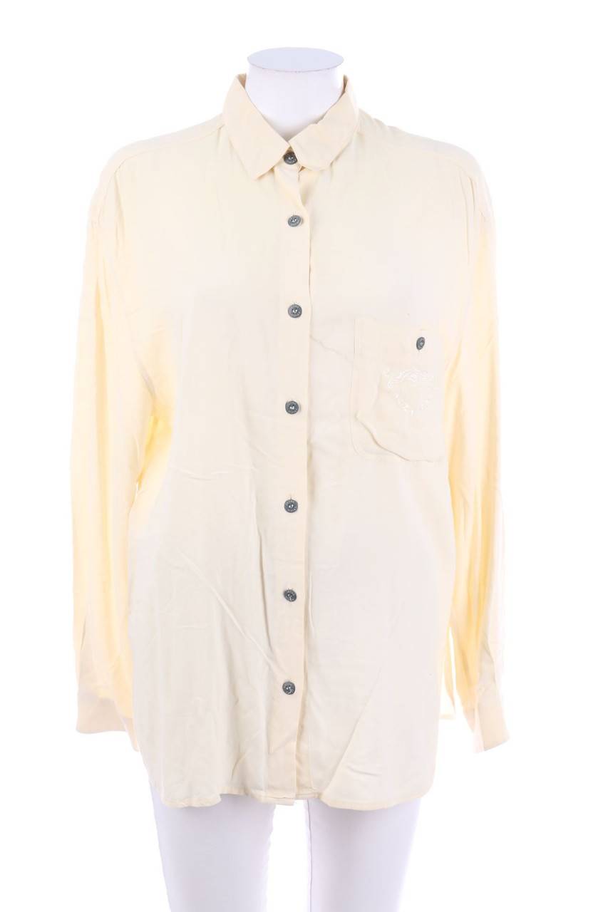 Carou KRIZIA JEANS Vintage-Hemd-Bluse