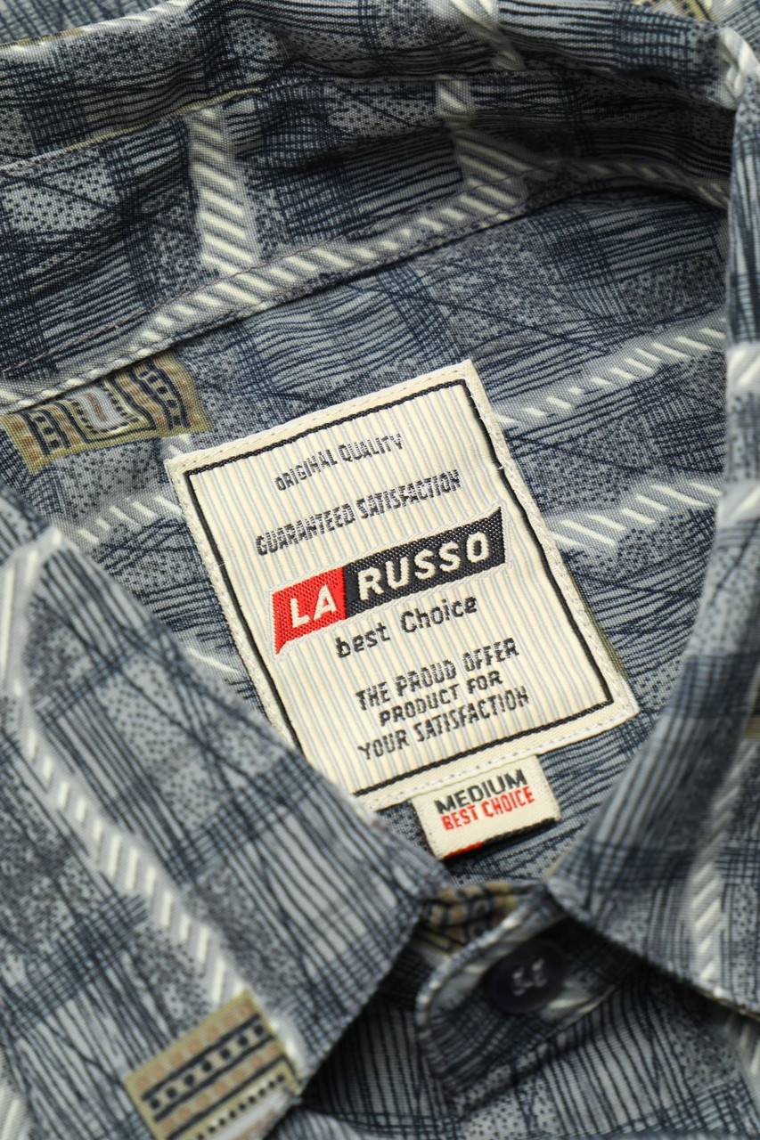 Carou LA RUSSO Kurzarm-Hemd Mit Print