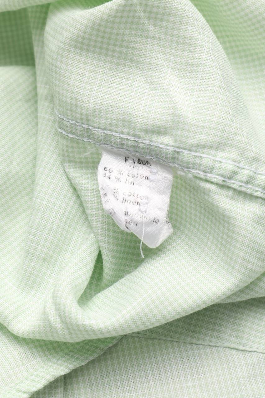 Carou LACOSTE Kurzarm-Hemd Mit Leinen