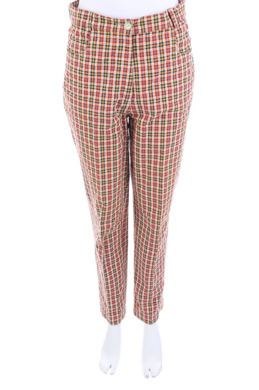 Carou LADY H. Peter Hahn Hose mit Karo-Muster